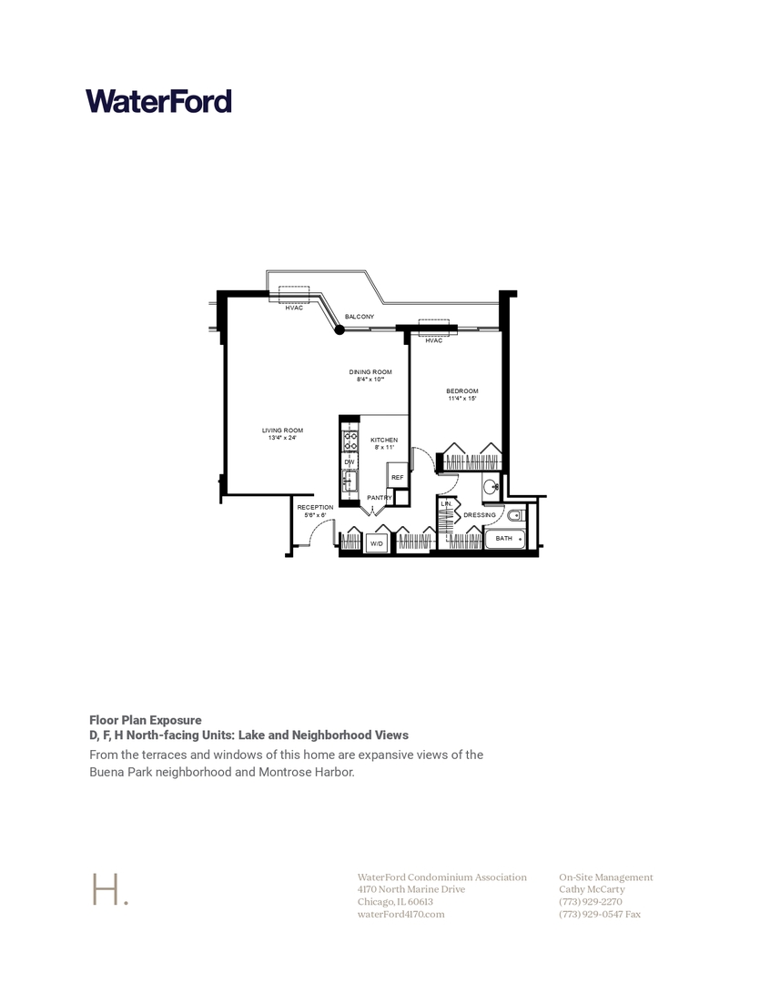 4170 N Marine Drive Unit: 12H