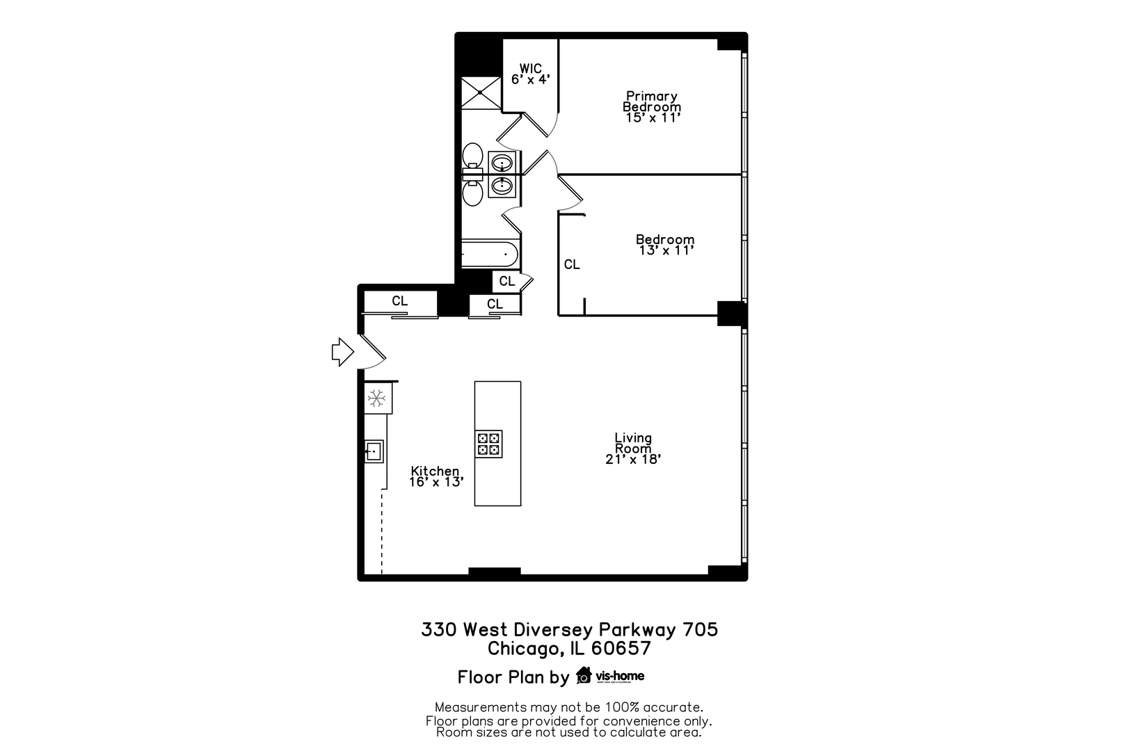 330 W DIVERSEY Parkway Unit: 705