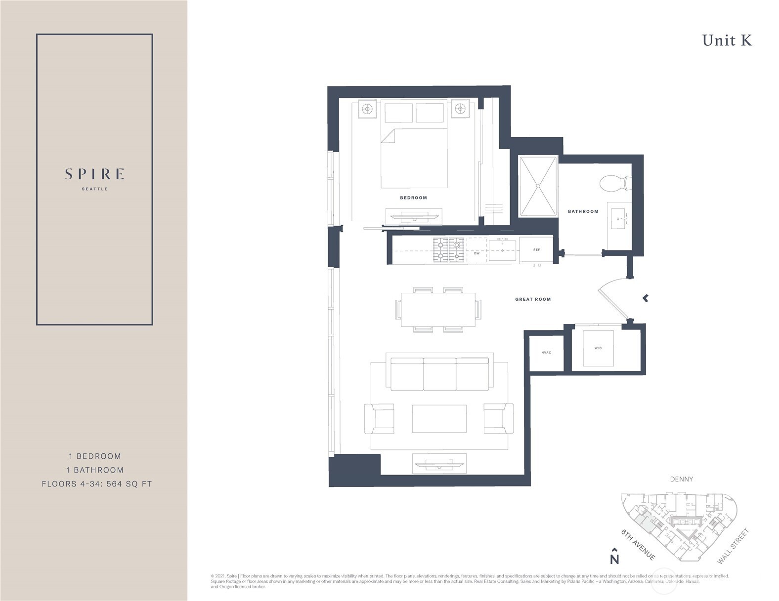 2510 6th Avenue Unit: 2807