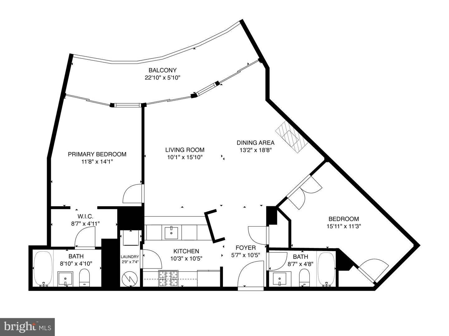 1300 13th STREET NW Unit: 807