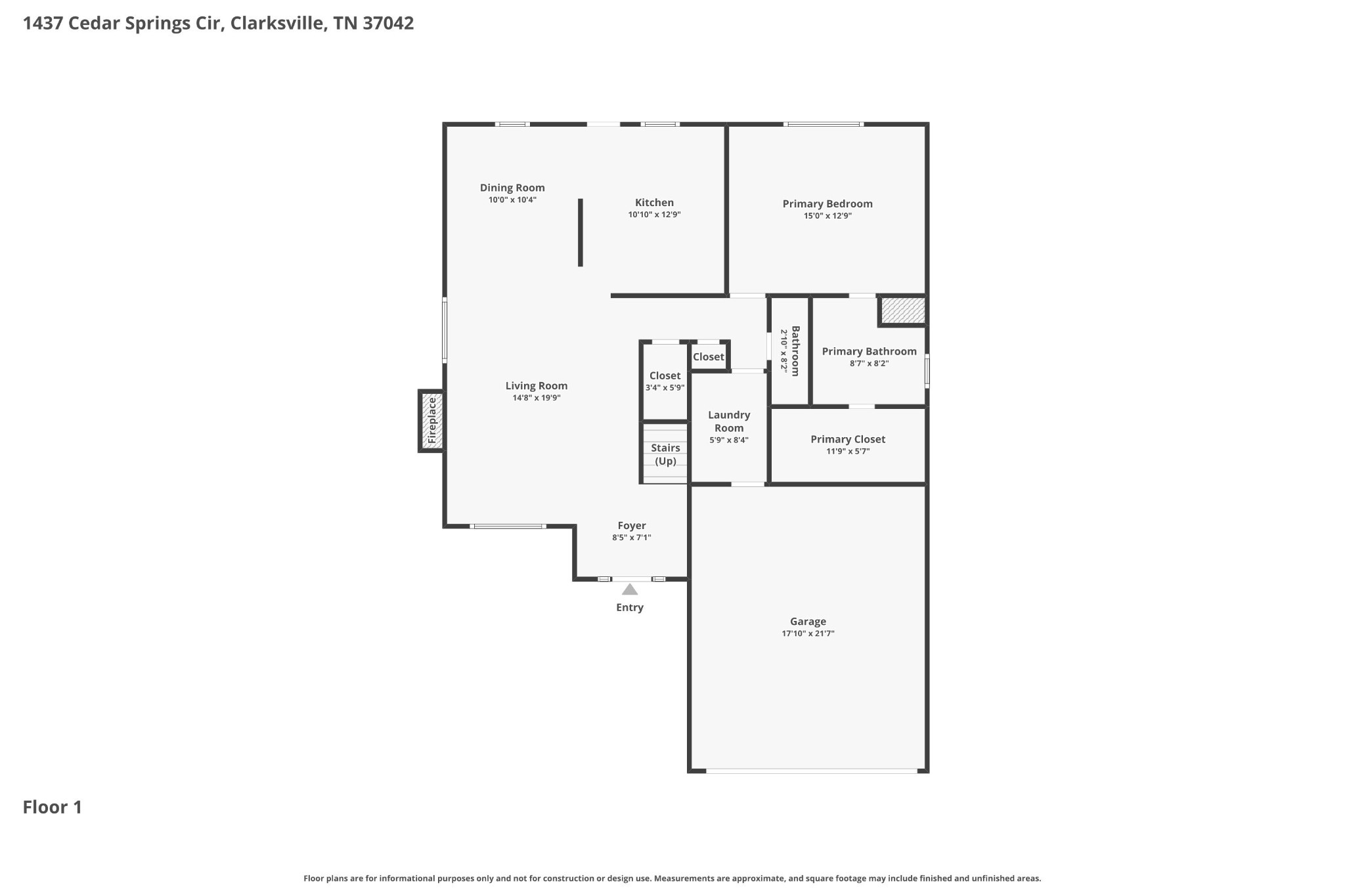 1437 Cedar Springs Cir