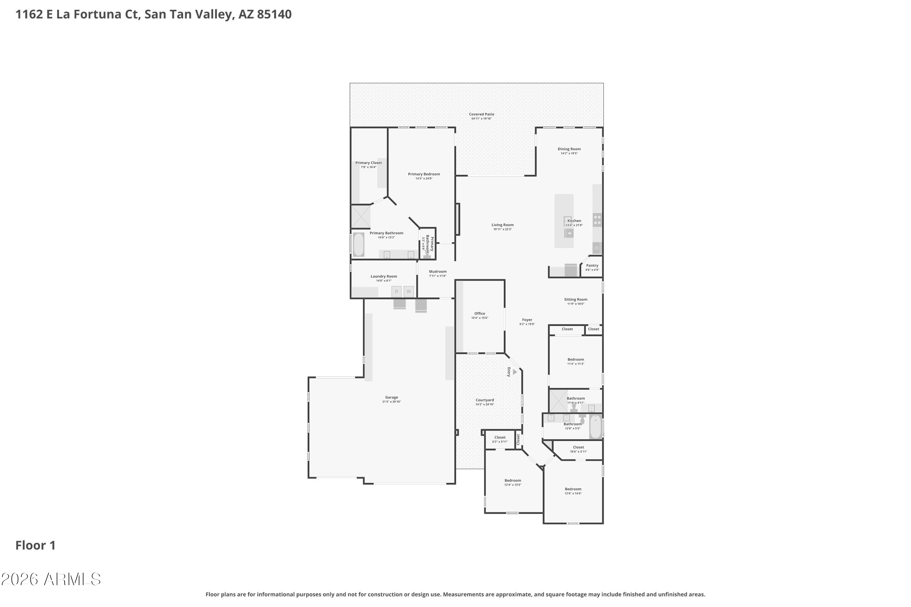 1162 E LA FORTUNA Court