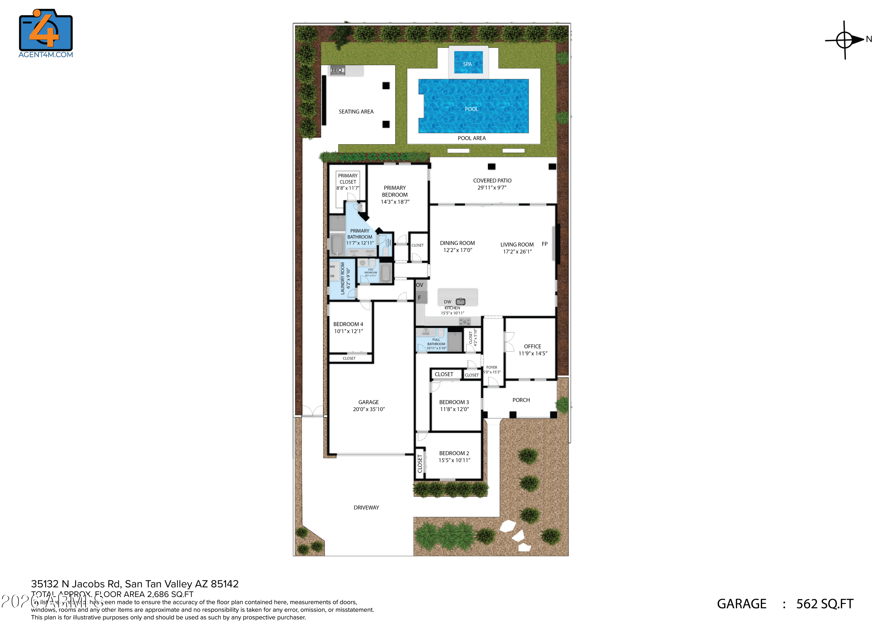 1613 W KAIBAB Drive