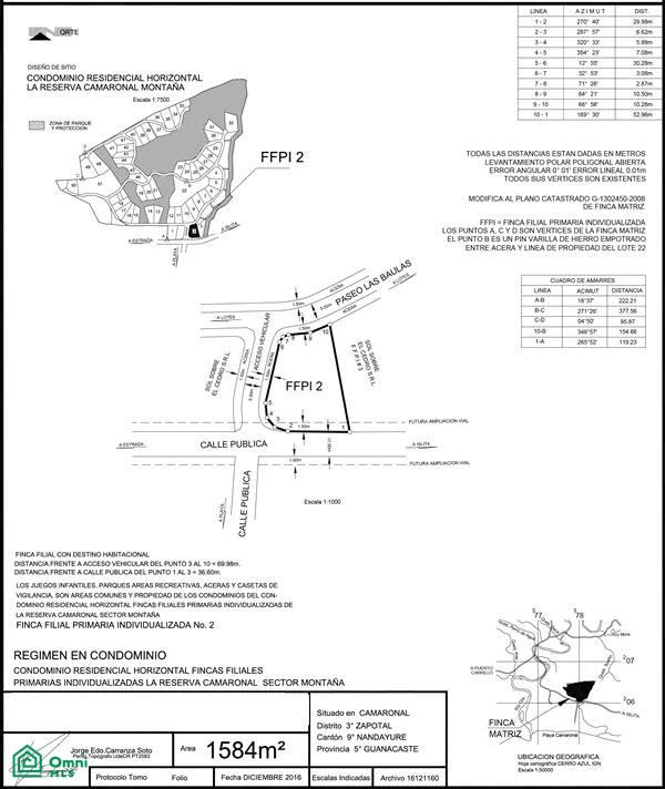 La Reserva Lot 2 / Playa Camaronal , Zapotal, Nandayure, Guanacaste