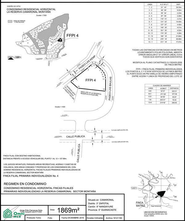 La Reserva Lot 4 / Playa Camaronal , Zapotal, Nandayure, Guanacaste