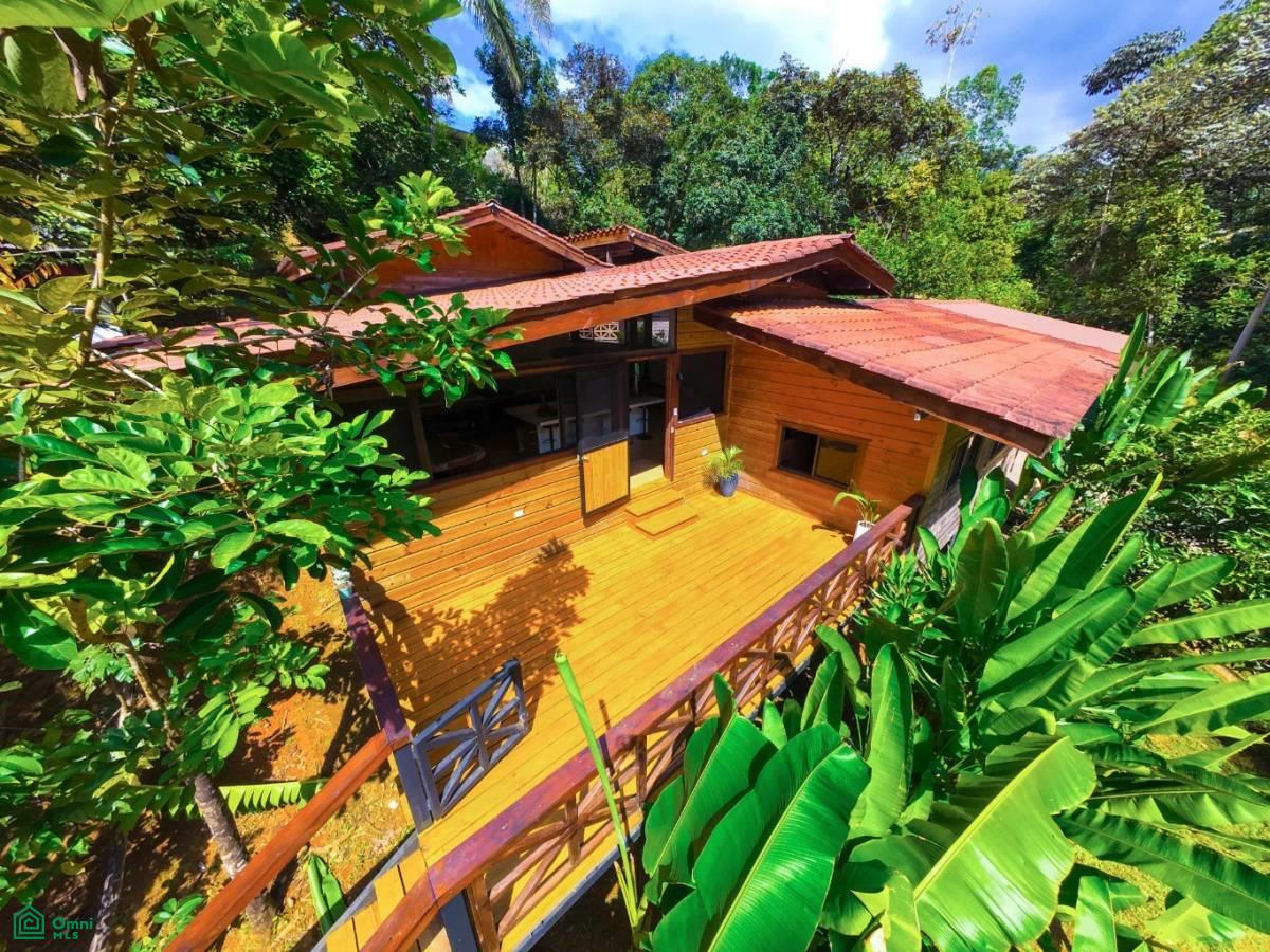 Secluded Jungle Retreat with Riverfront & Expansion Potential in the Heart of Ojochal , Puerto Cortés, Osa, Puntarenas