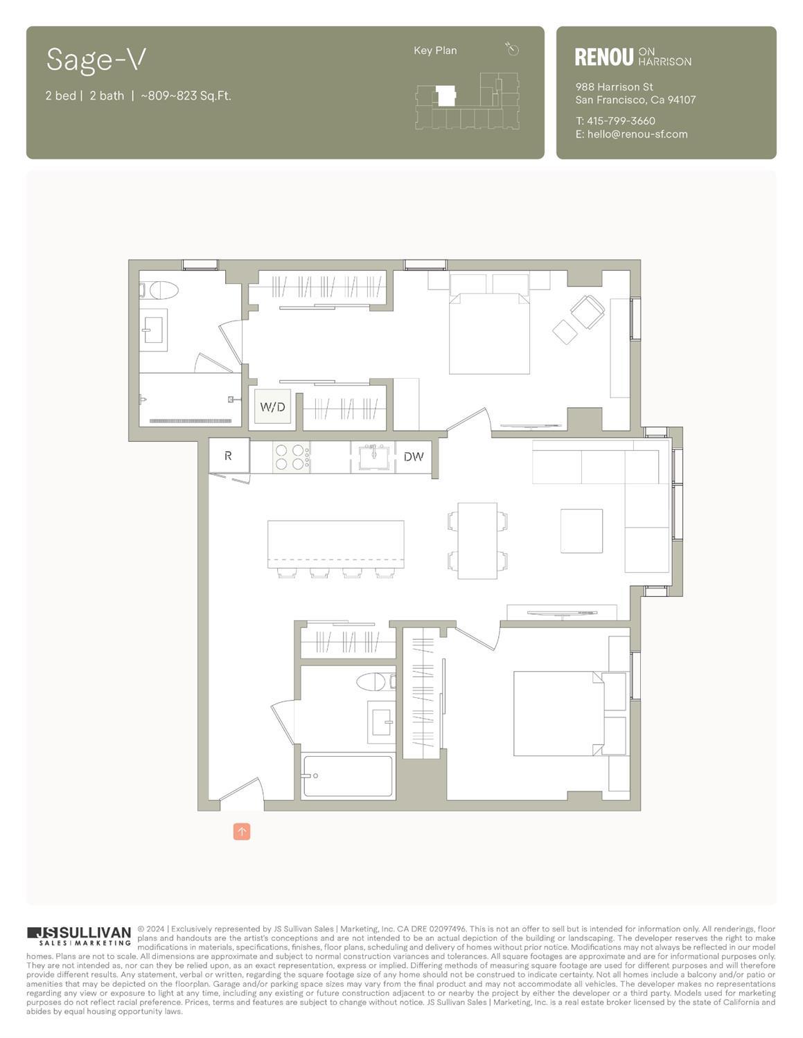 988 Harrison Street Unit: YH2