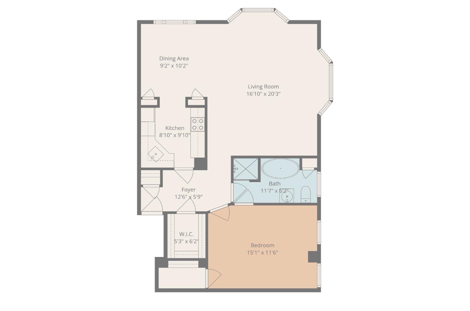 1101 Green Street # 404