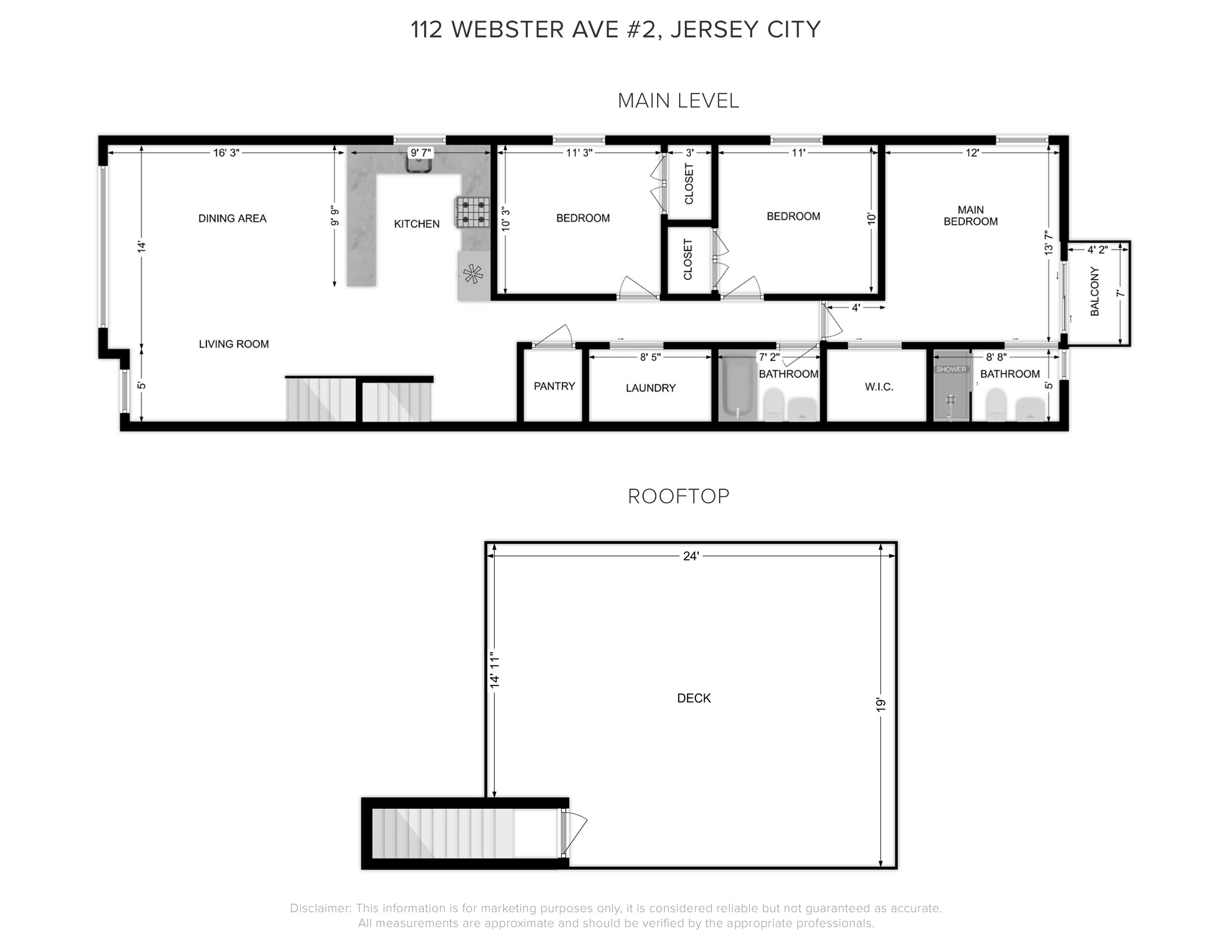 112 WEBSTER AVE Unit: 2
