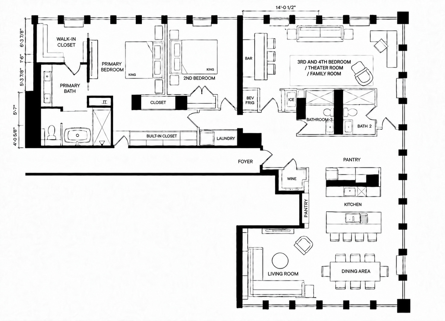 111 E Chestnut Street Unit: PH-AB