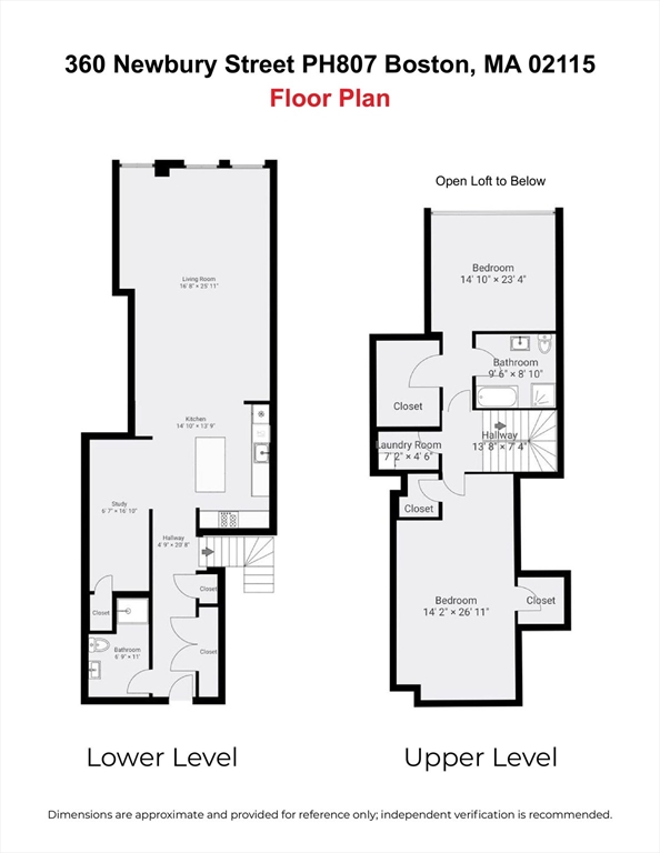 360 Newbury Street Unit: PH807