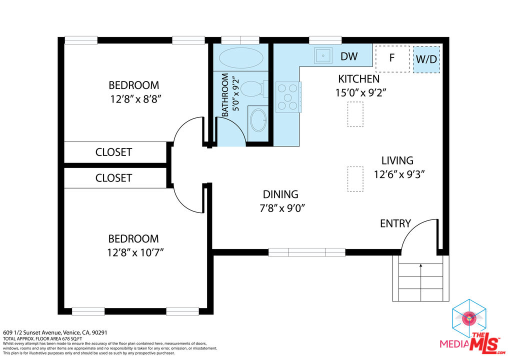 609 Sunset Unit: 1/2