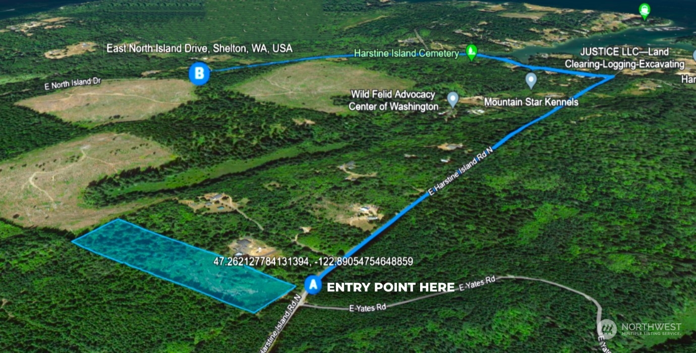 0 E Harstine Island N