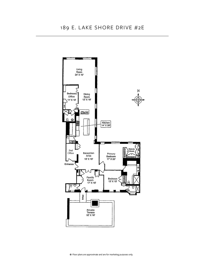 189 E Lake Shore Drive Unit: 2E