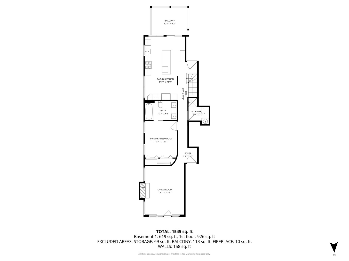 1901 W Armitage Avenue Unit: 1E