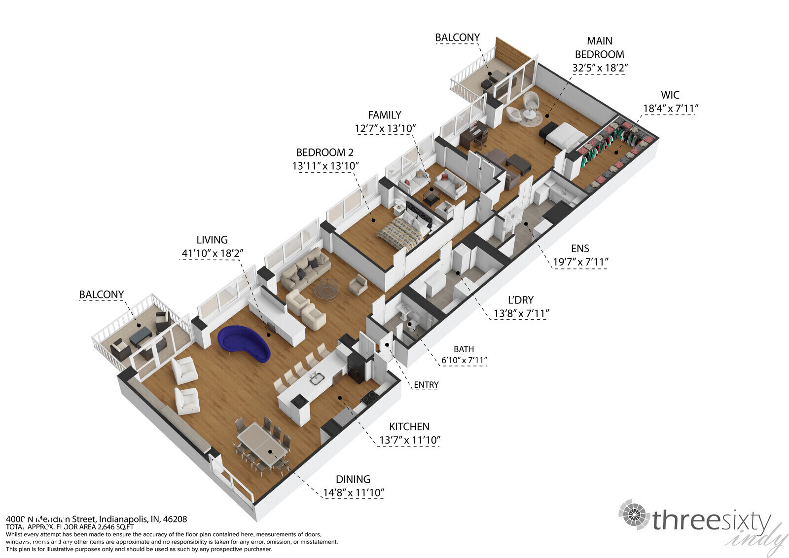 4000 N Meridian Street Unit: APT 11D