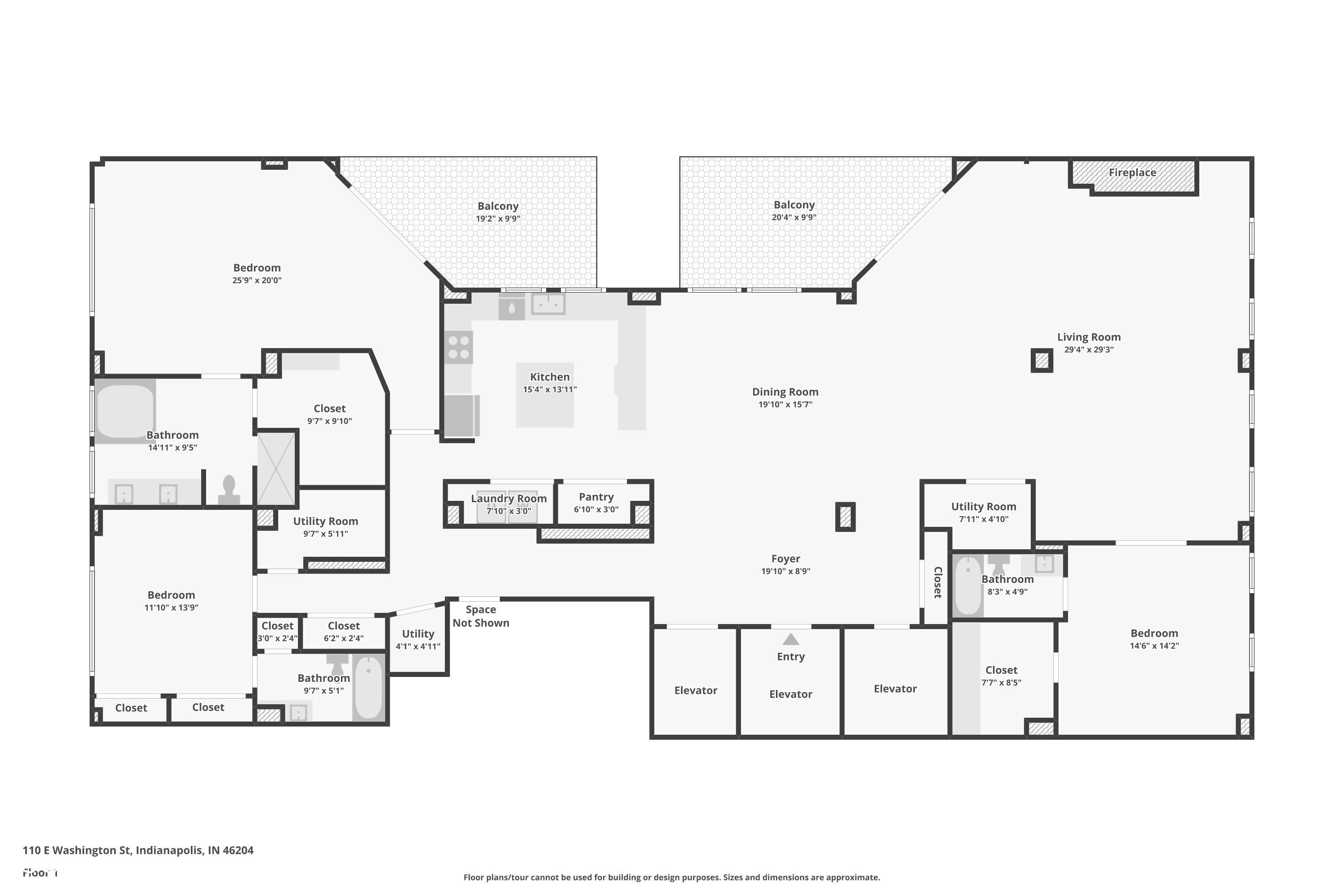 110 E Washington Street Unit: 900