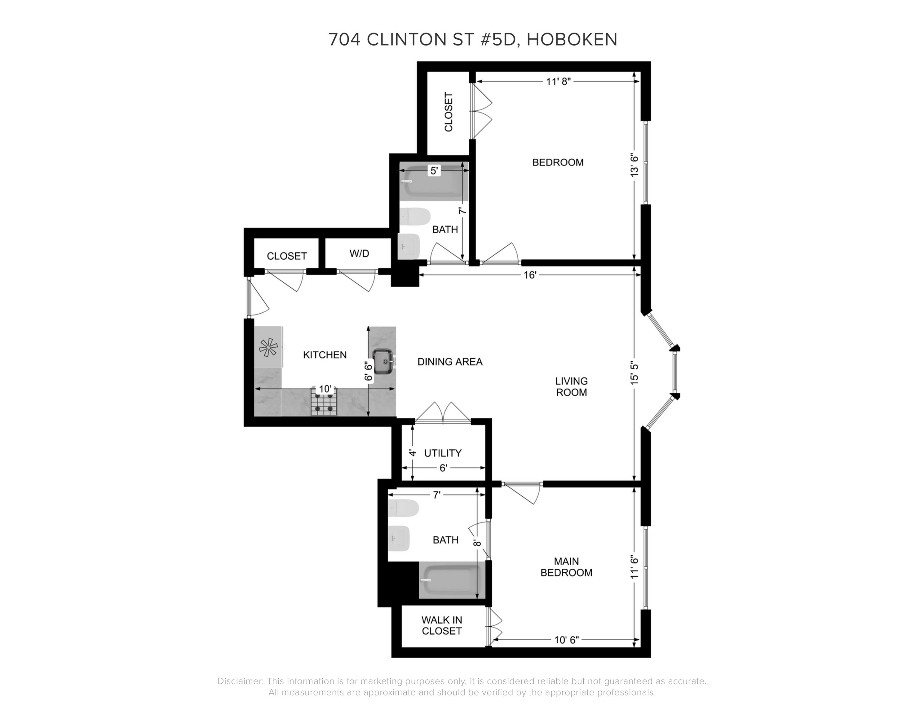 704 CLINTON ST Unit: 5D
