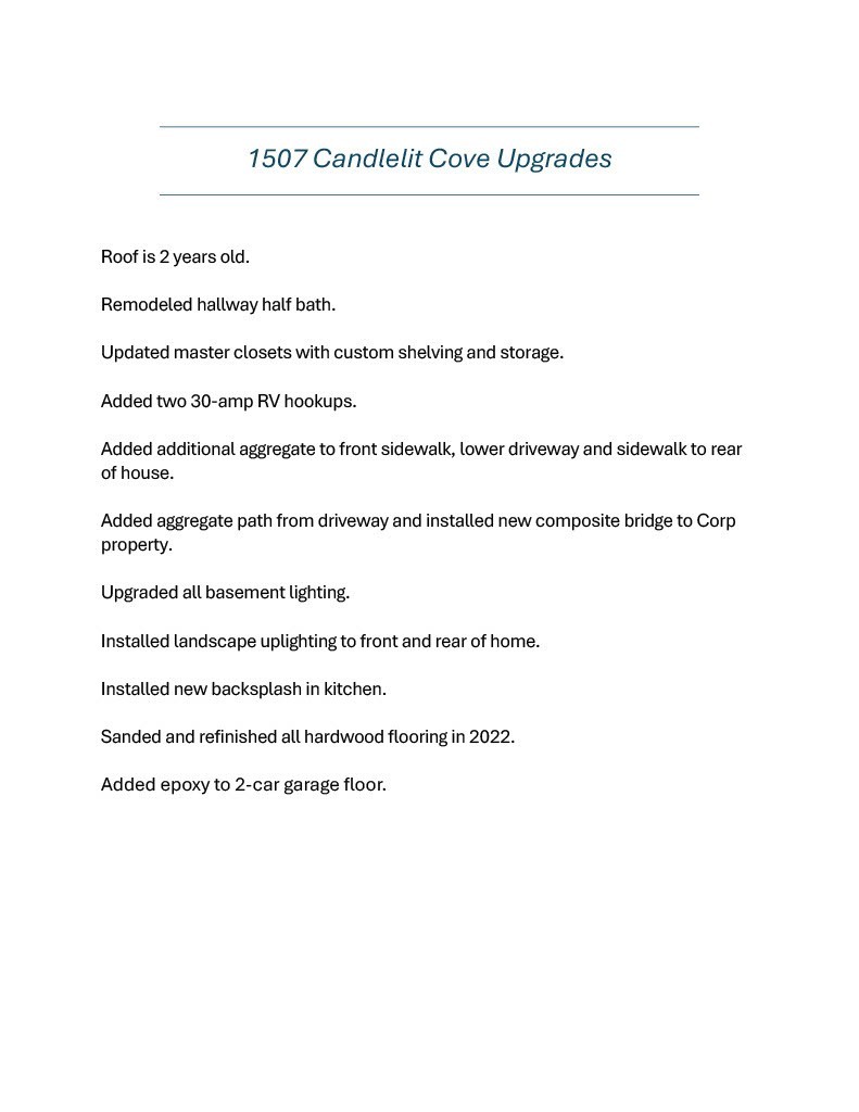1507 Candlelit Cv