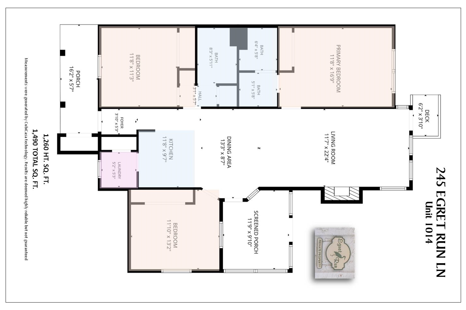245 Egret Run Unit: 1014