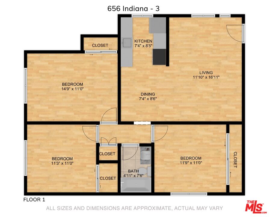 656 Indiana Ave Unit: 3