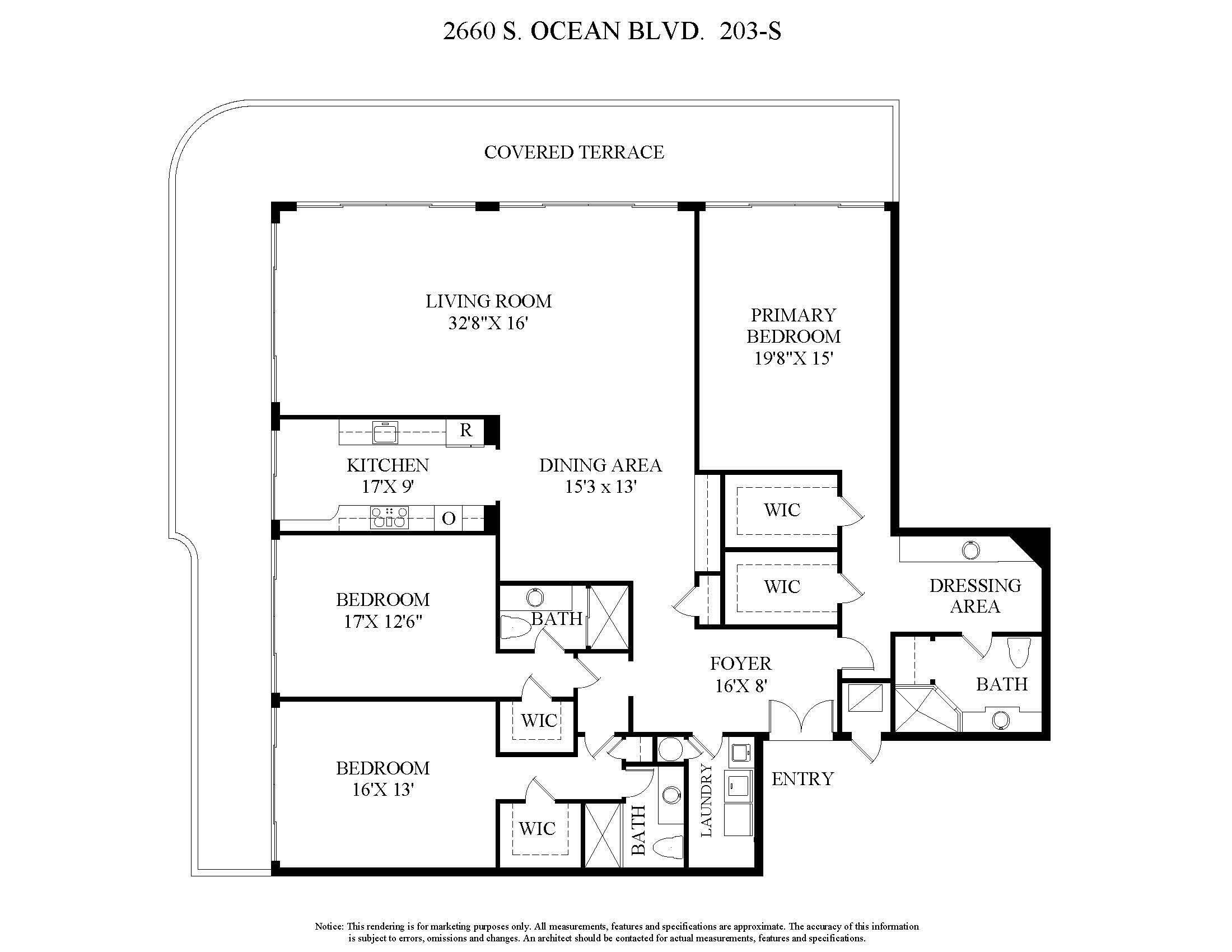 2660 S Ocean Boulevard 203s