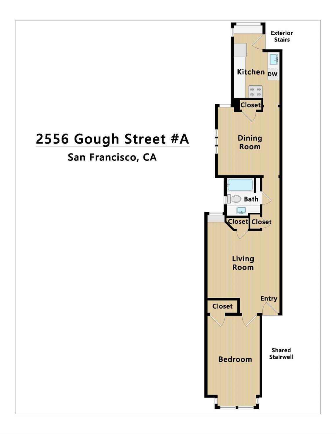 2556 Gough Street Unit: A