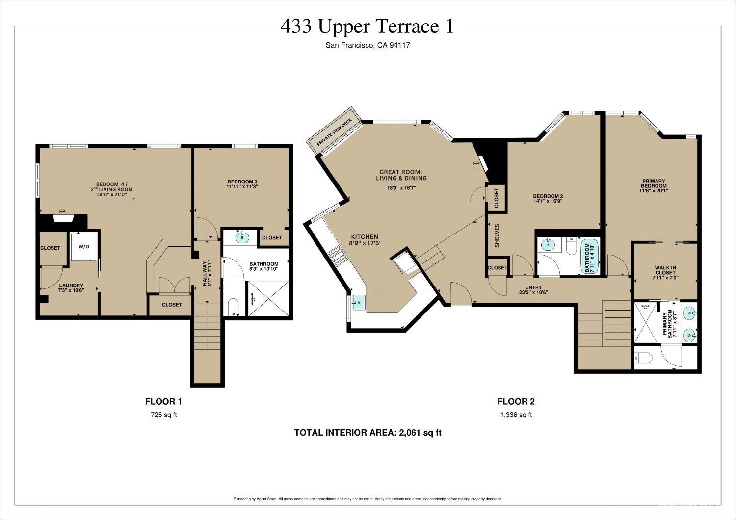 433 Upper Terrace Terrace # 1