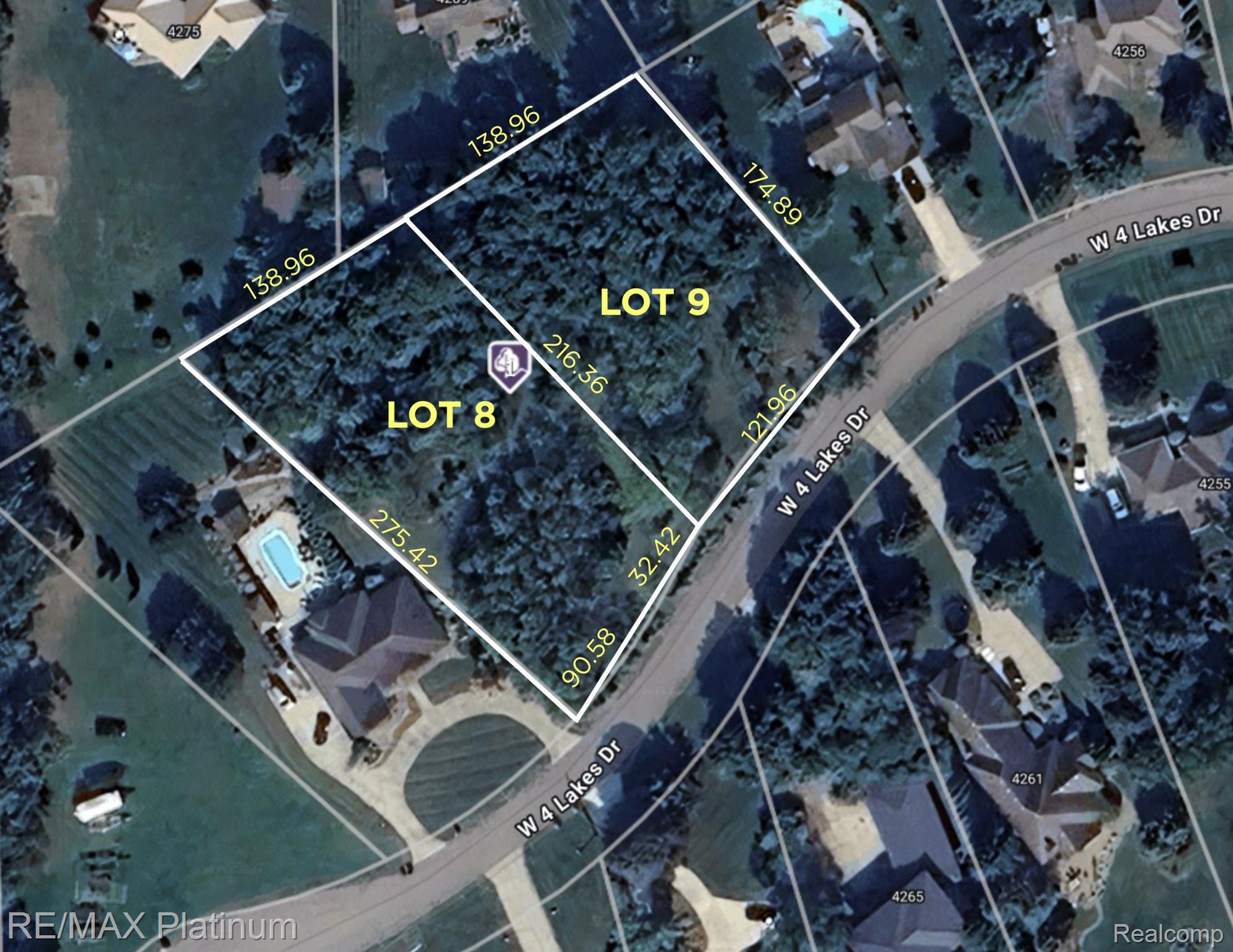 4266 Lot 9 W 4 Lakes Drive