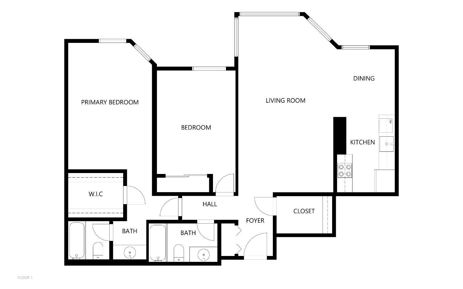1545 Broadway Street Unit: 203