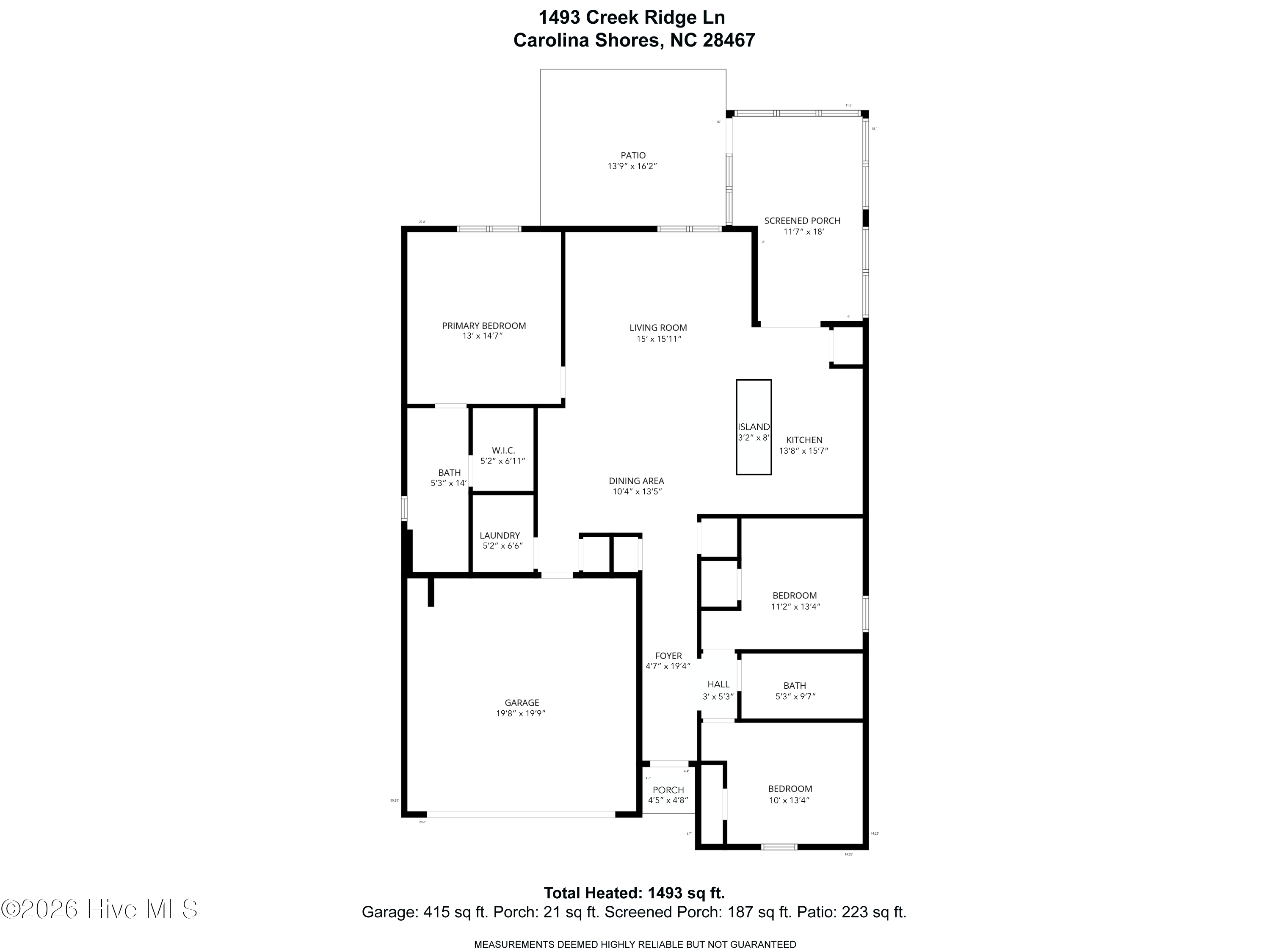 1493 Creek Ridge Lane Lot 1603- Kerry B