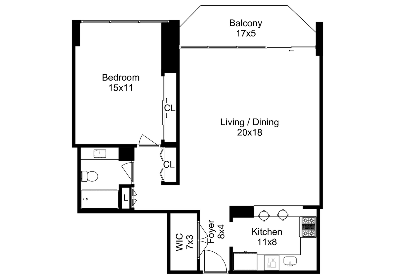 1560 N Sandburg Terrace Unit: 2706J