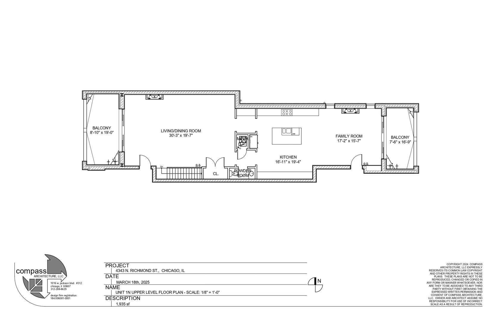 4343 N Richmond Avenue Unit: 1N