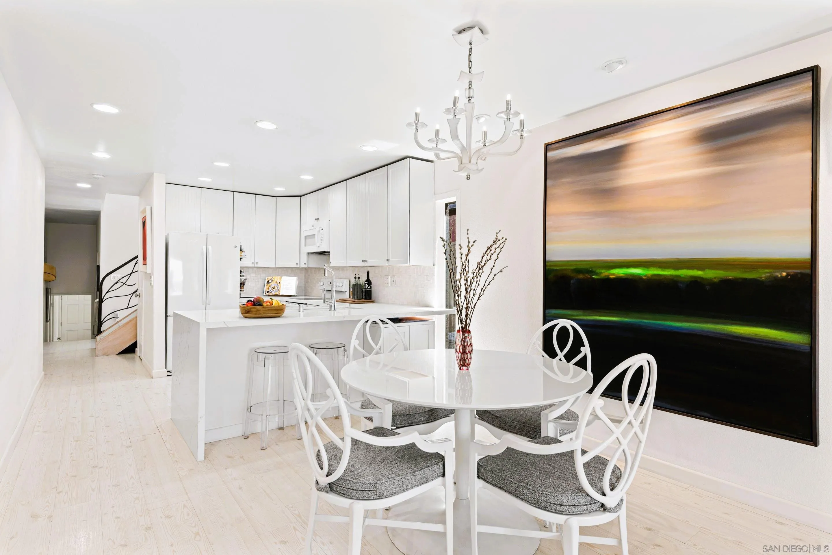 Remodeled kitchen with recessed-lights-at 194 Neptune Ave-Encinitas-CA-92024-Leucadia-featuring coastal design elements, and oceanfront ambiance in this luxury home listed by FW Property Group