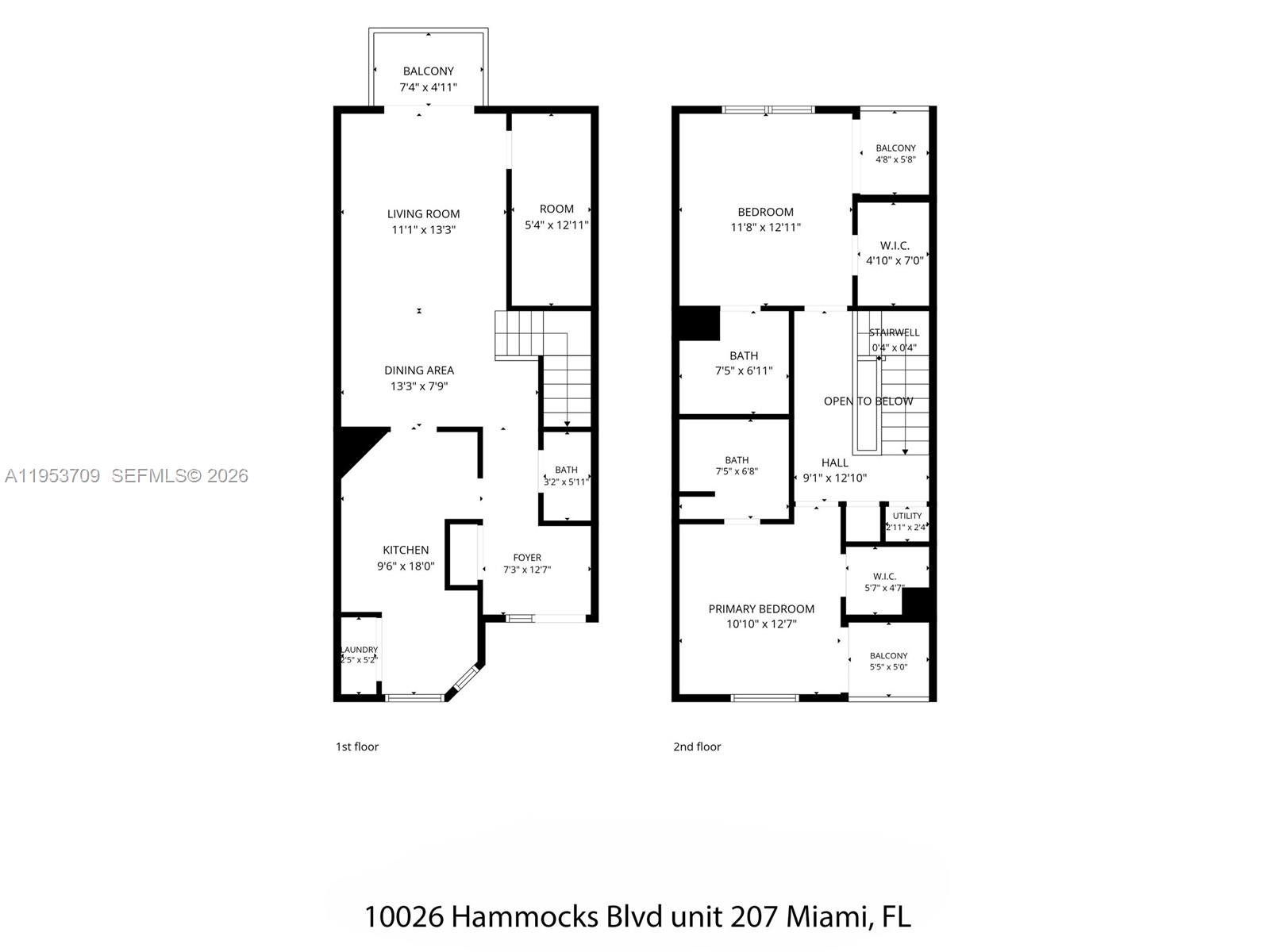 10026 Hammocks Blvd # 6 Unit: 207-6