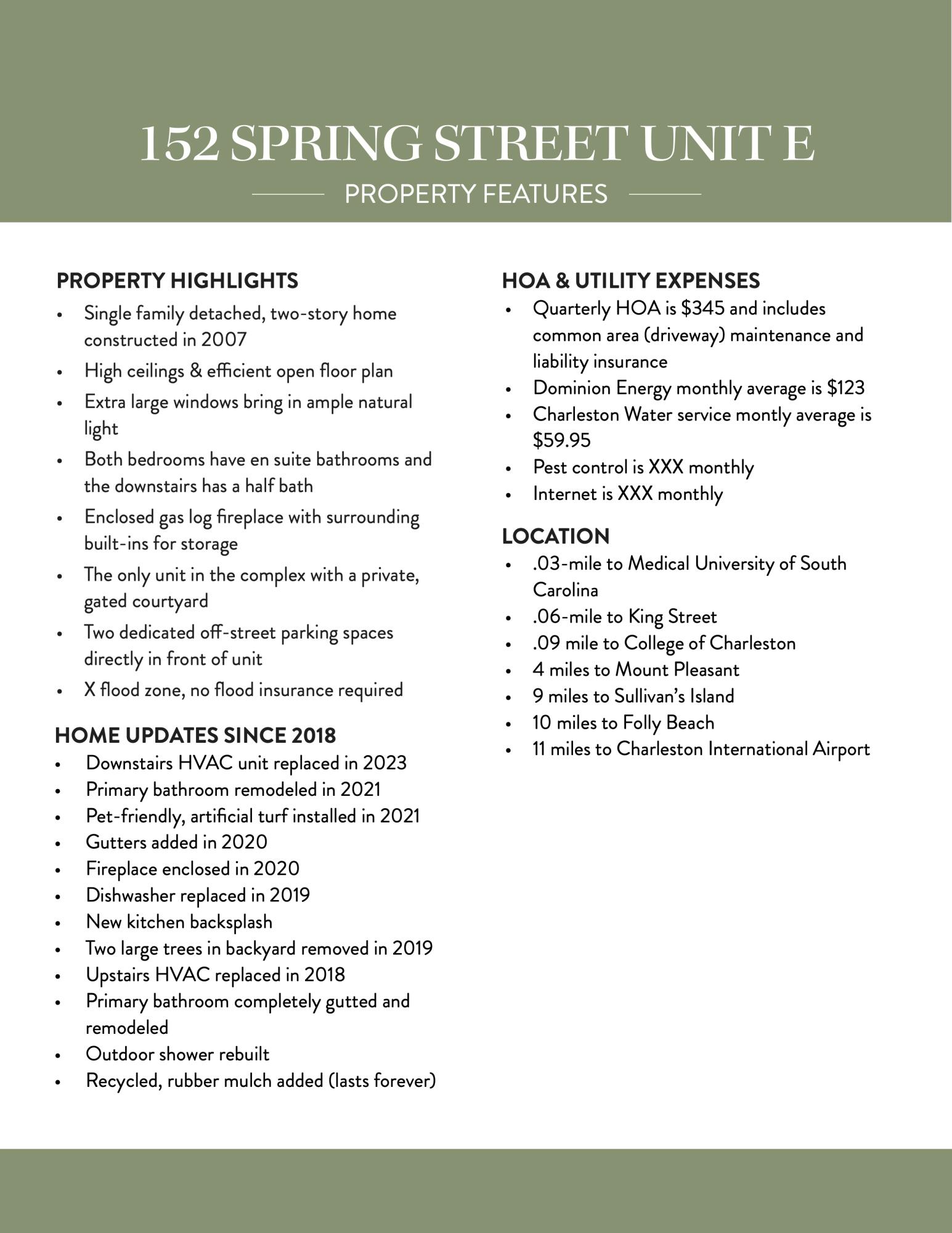 152 Spring Street Unit: E