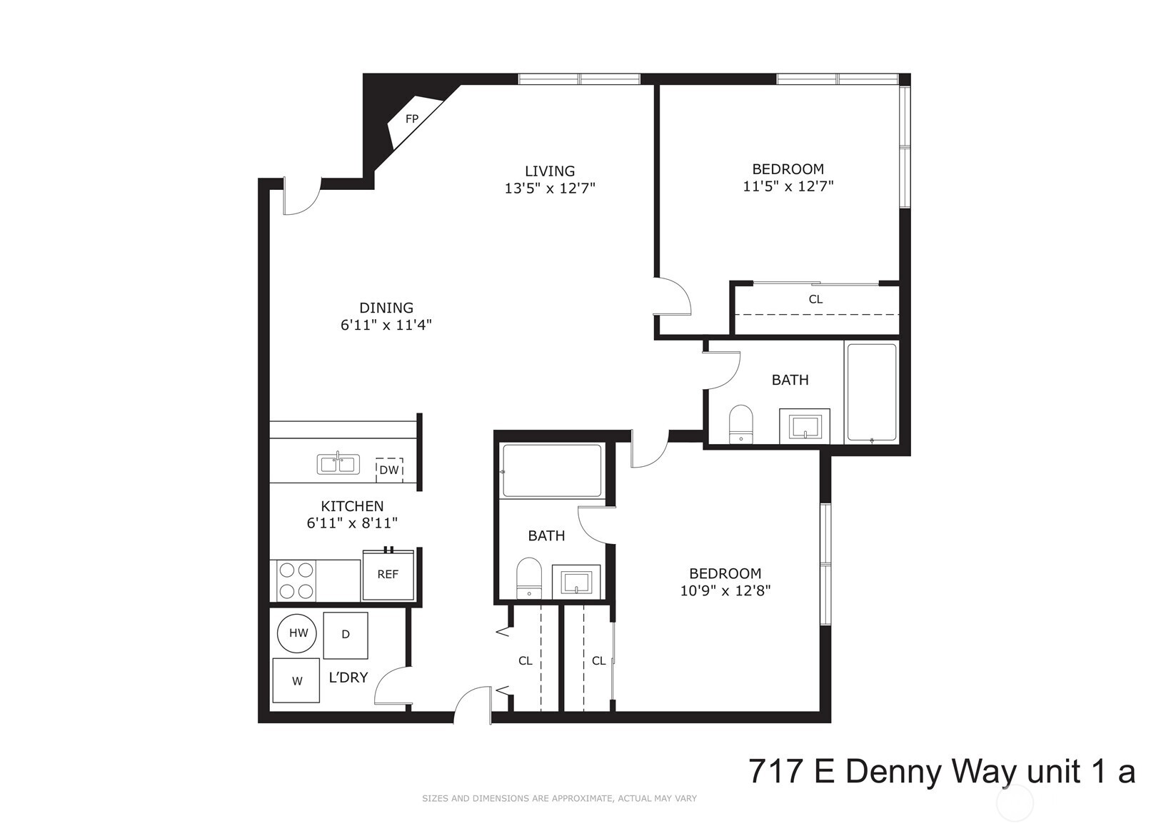 717 E Denny Way Unit: 1A