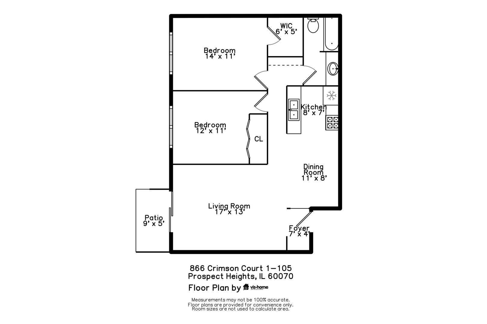 866 Crimson Court Unit: 1-105