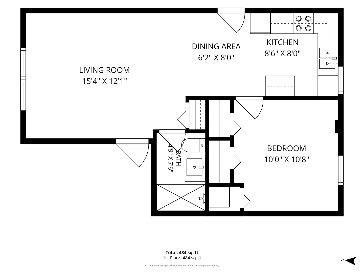 7310 N HARLEM Street Unit: 102