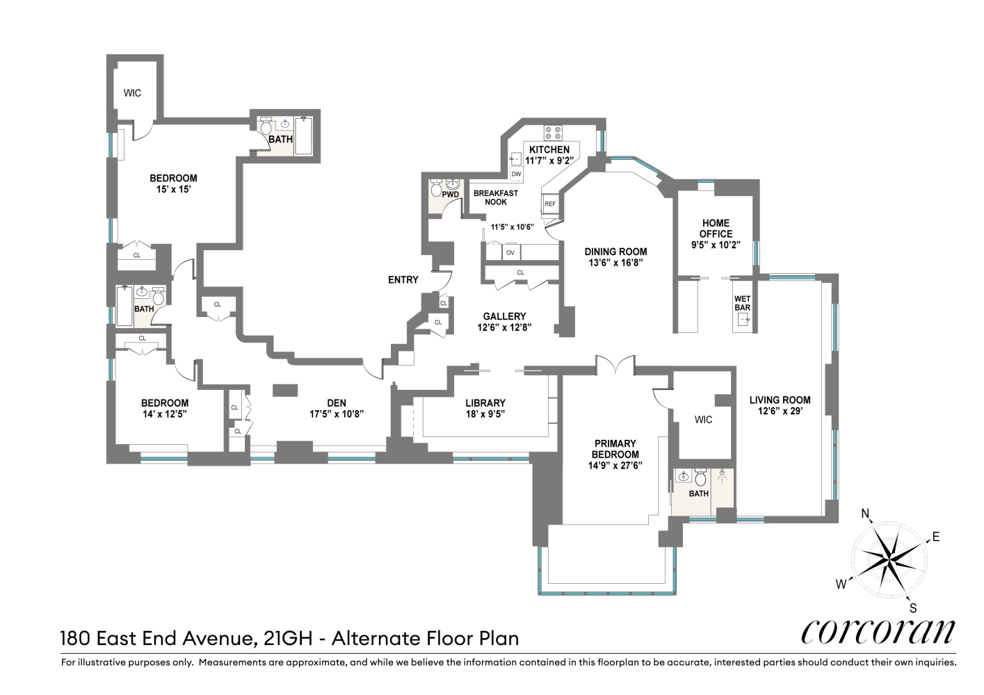 180 E END Avenue 21GH