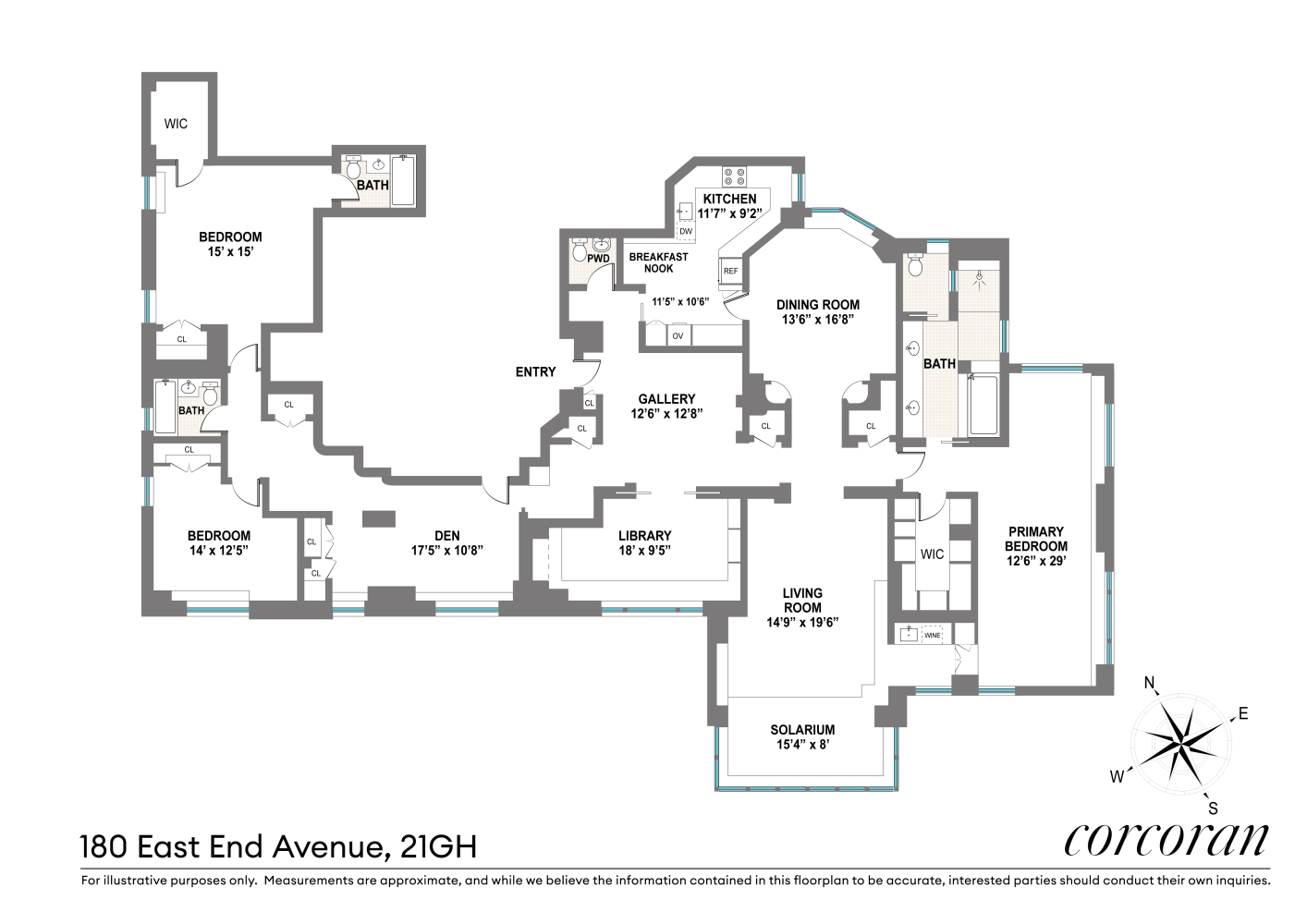 180 E END Avenue 21GH