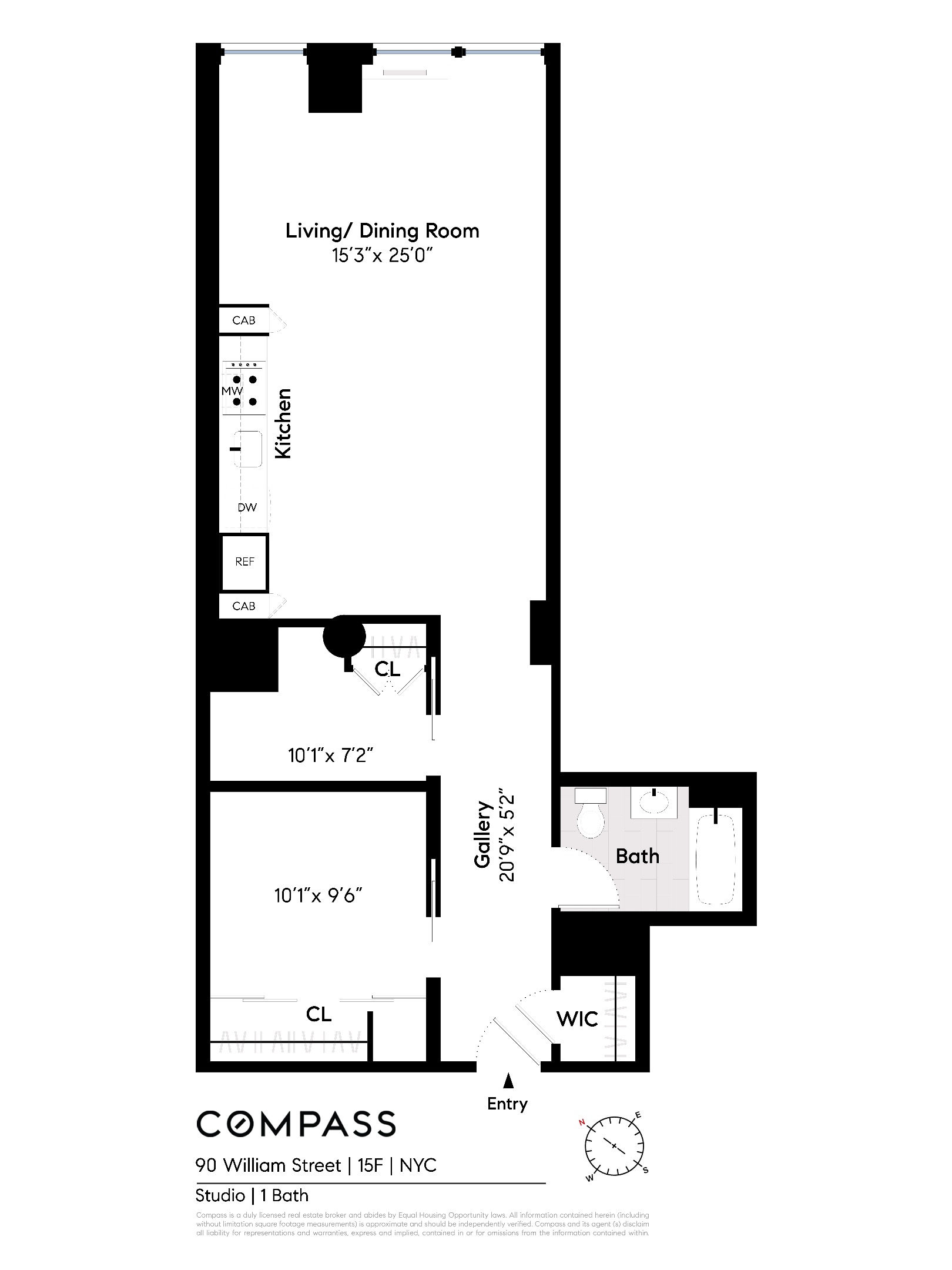 90 William Street 15F