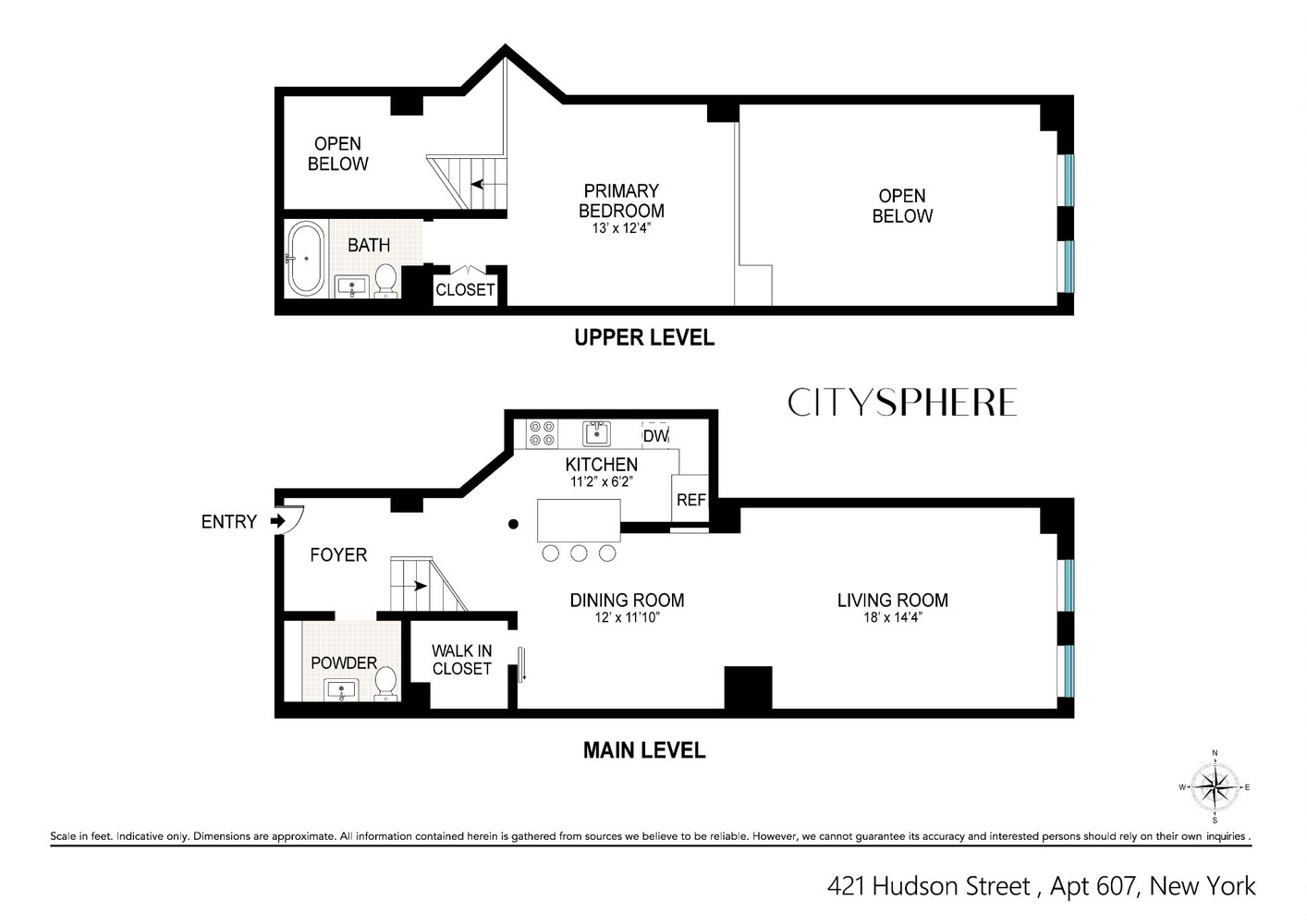 421 HUDSON Street 607