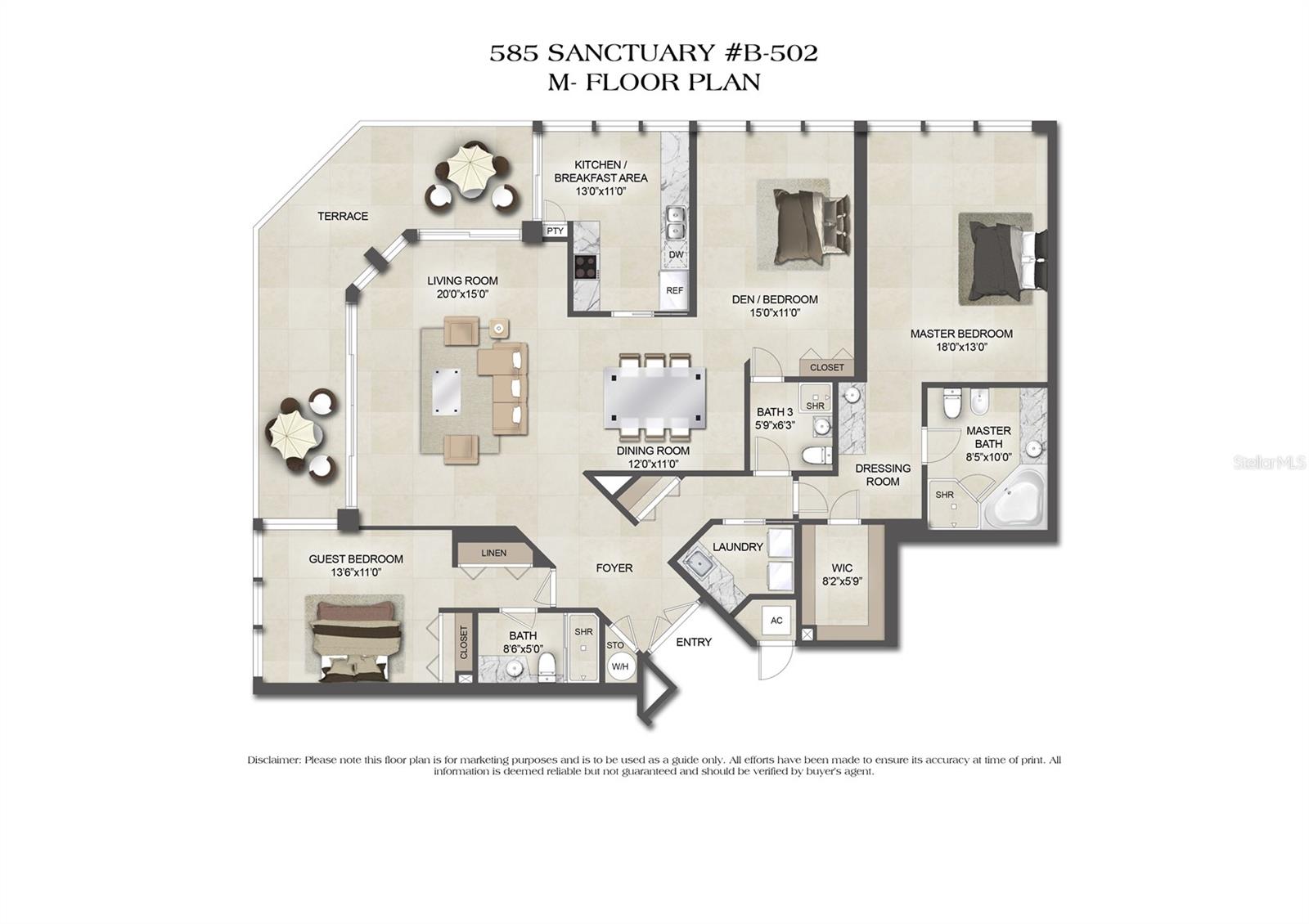 585 SANCTUARY DR #B502