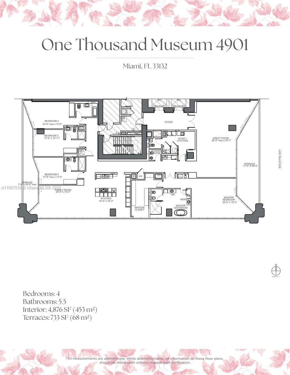 One Thousand Museum Lower Penthouse 4901