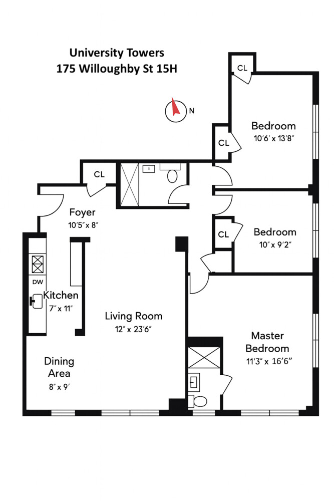 175 WILLOUGHBY Street 15H