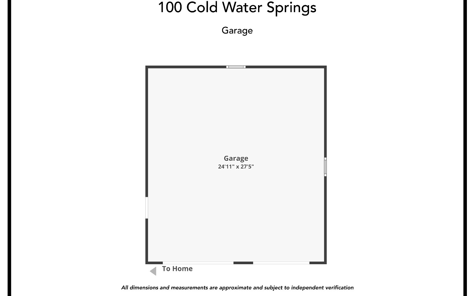100 Cold Water Springs