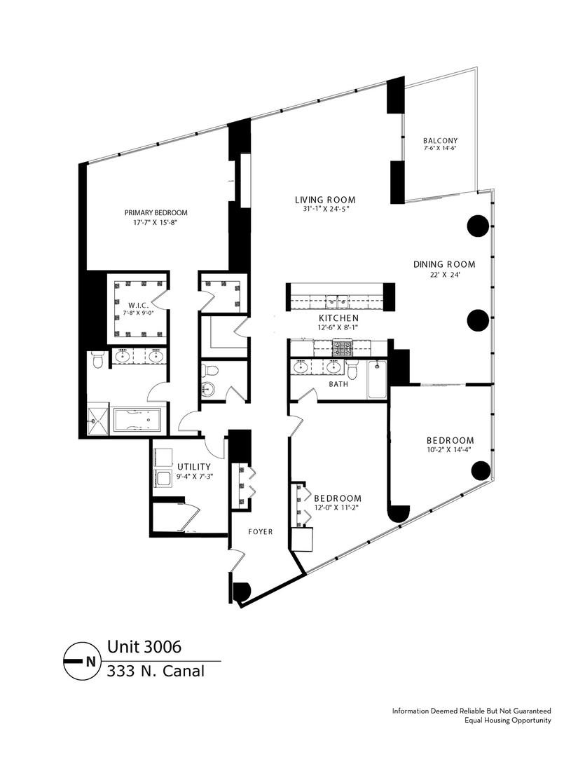 333 N Canal Street Unit: 3006