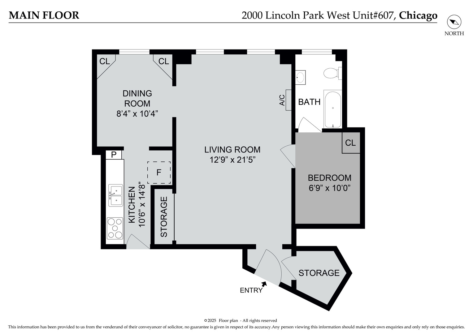 2000 N Lincoln Park West Parkway Unit: 607