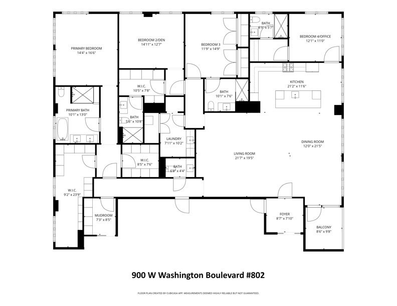 900 W Washington Boulevard Unit: 802